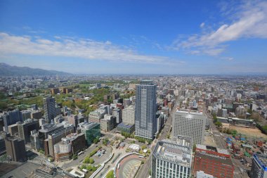 Sapporo kapalı gözlem güverte görünümünü 