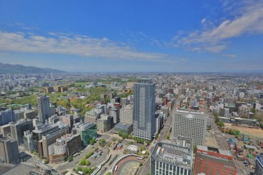 Sapporo kapalı gözlem güverte görünümünü 