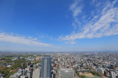 Sapporo kapalı gözlem güverte görünümünü 