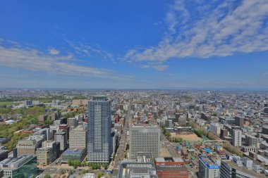 Sapporo kapalı gözlem güverte görünümünü 