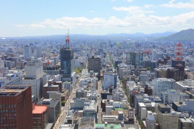 Sapporo kapalı gözlem güverte görünümünü 