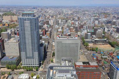 Sapporo kapalı gözlem güverte görünümünü 