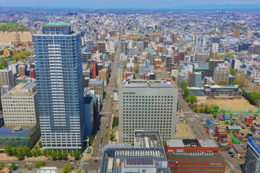 Sapporo kapalı gözlem güverte görünümünü 