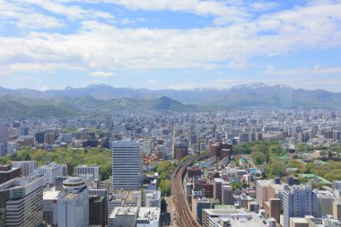 Sapporo kapalı gözlem güverte görünümünü 