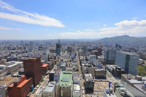 Blick auf die Aussichtsplattform von Sapporo — Stockfoto