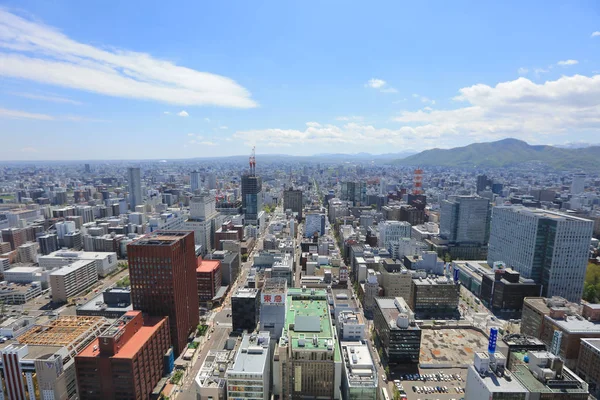 Blick auf die Aussichtsplattform von Sapporo — Stockfoto