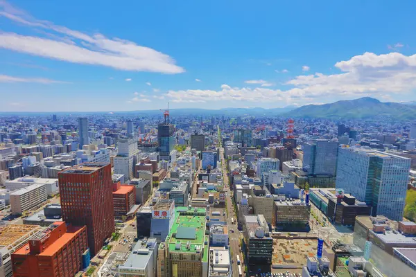 Sapporo kapalı gözlem güverte görünümünü 