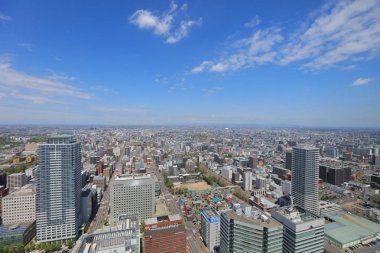 Sapporo kapalı gözlem güverte görünümünü 