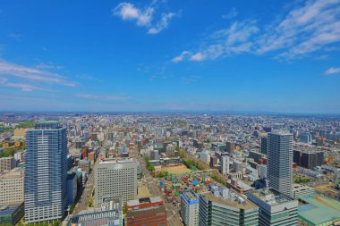 Sapporo kapalı gözlem güverte görünümünü 