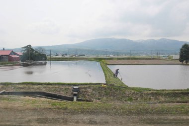 Asahikawa görüntülemek için Japonya Sapporo satırında