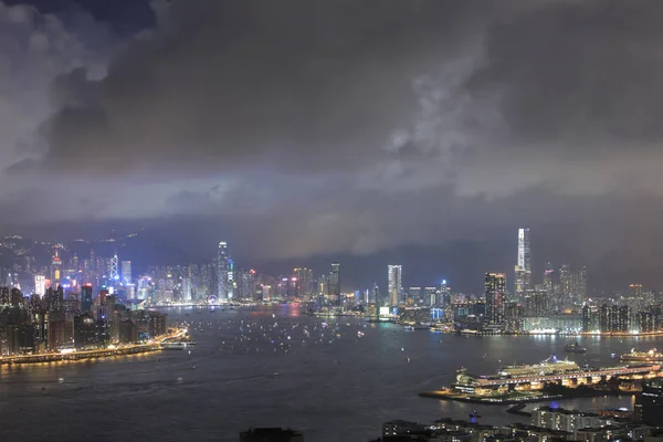 香港の美しい夜景 — ストック写真