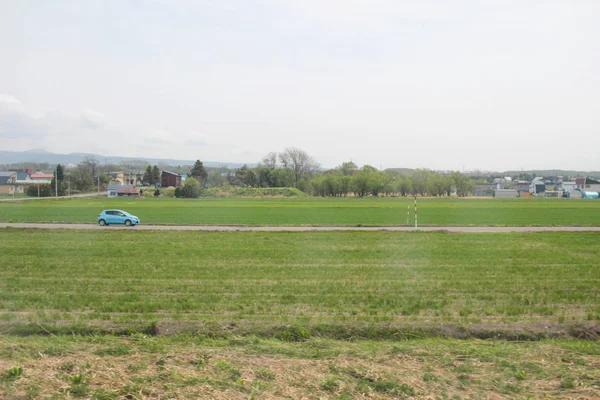 View of  Asahikawa to Sapporo line at japan — Stock Photo, Image