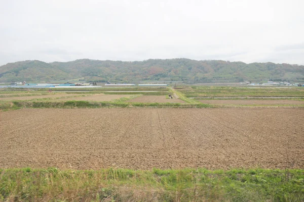 Vista de Asahikawa a la línea Sapporo en Japón —  Fotos de Stock