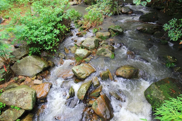 De daling van de water in kleine Hawaii trail te tko — Stockfoto