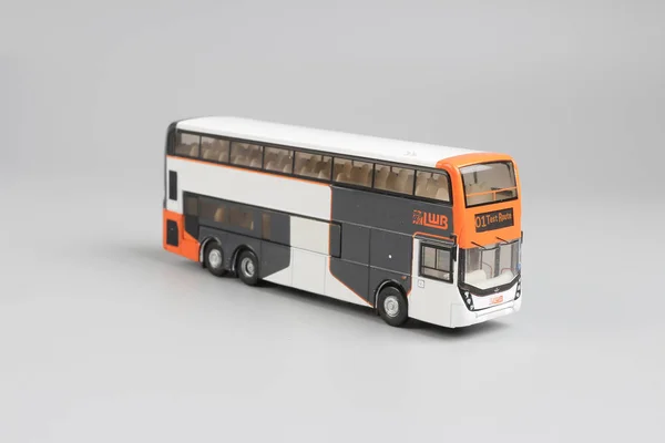 Hong kong otobüs izole oyuncakları — Stok fotoğraf