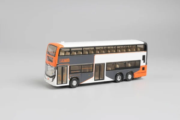 Hong kong otobüs izole oyuncakları — Stok fotoğraf