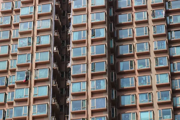 Edifícios de apartamentos na área residencial — Fotografia de Stock