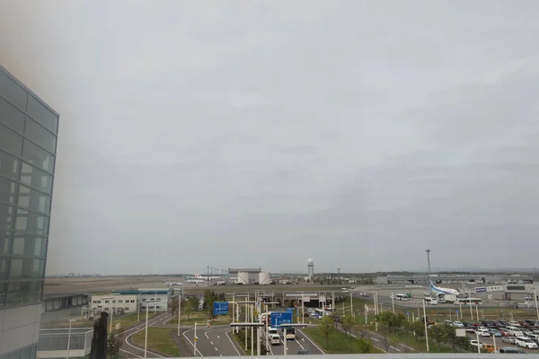 Nieuwe Chitose luchthaven in Hokkaido japan — Stockfoto