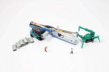 Bakım ekibi işçi fabrika kavramı