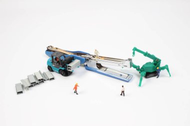 Bakım ekibi işçi fabrika kavramı