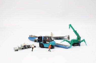 Bakım ekibi işçi fabrika kavramı