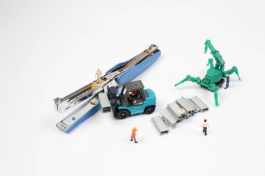 Bakım ekibi işçi fabrika kavramı