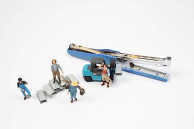 Bakım ekibi işçi fabrika kavramı