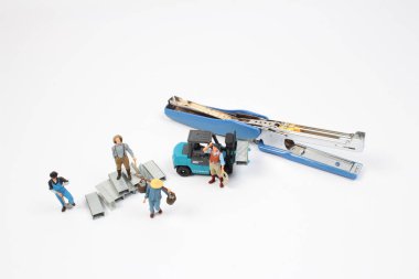 Bakım ekibi işçi fabrika kavramı