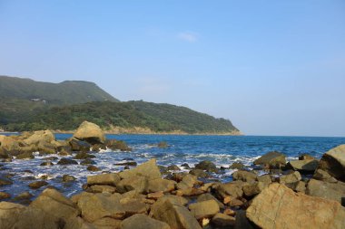 sahil temiz su Koyu'ndaki kaya