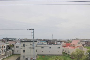 Asahikawa görüntülemek için Japonya Sapporo satırında