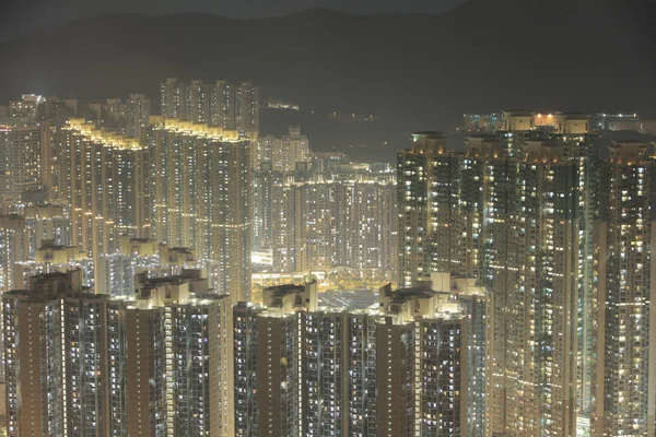 Vista do apartamento hk em Tseung Kwan O — Fotografia de Stock