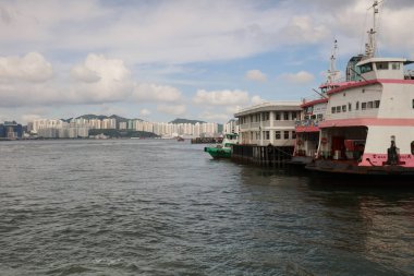 hong kong 2017 Kuzey noktası iskelede