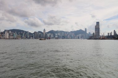 Hong kong kıyı şeridi view adlı feribot 2017