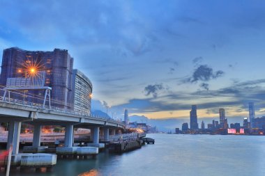 Kuzey kowloon tarafının pier görüş açısından