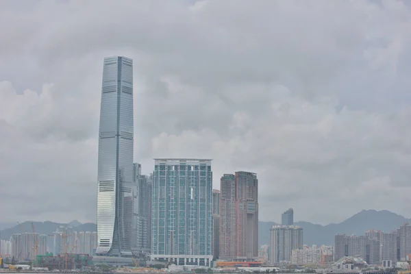 Західний Kowloon Гонконгу в 2017 — стокове фото