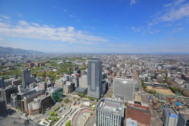 Sapporo kapalı gözlem güverte görünümünü 