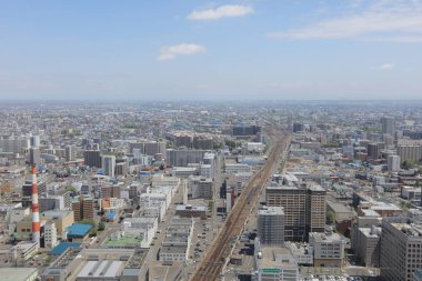 Sapporo kapalı gözlem güverte görünümünü 