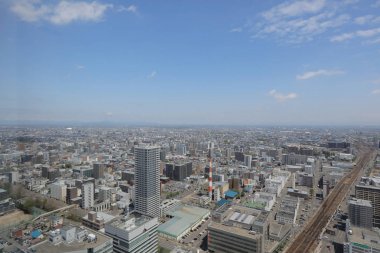 Sapporo kapalı gözlem güverte görünümünü 