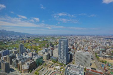 Sapporo kapalı gözlem güverte görünümünü 