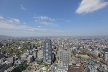 Sapporo kapalı gözlem güverte görünümünü 