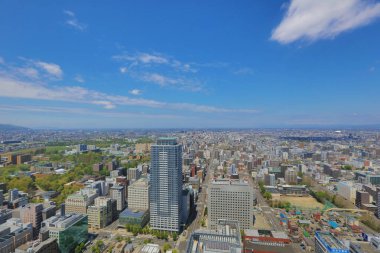 Sapporo kapalı gözlem güverte görünümünü 