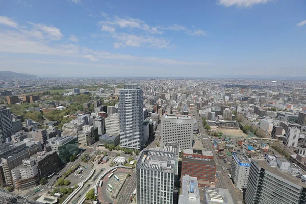 La vista interior de la cubierta de observación de Sapporo — Foto de Stock