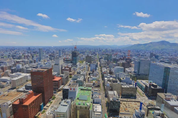 Sapporo kapalı gözlem güverte görünümünü 