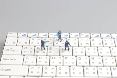 Mini swat ekibi koruma klavye