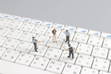 Mini swat ekibi koruma klavye