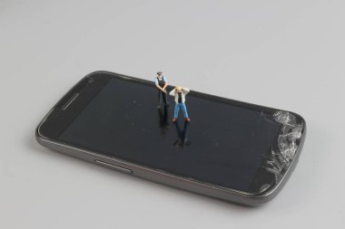 Şekil Polis Birliği Mini cep telefonunuzda korumak