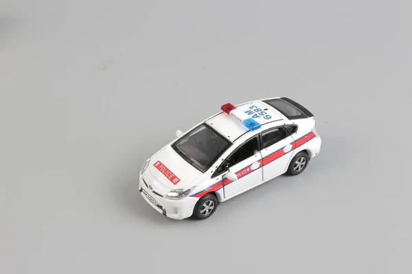 O Brinquedo de figura de carro de polícia — Fotografia de Stock