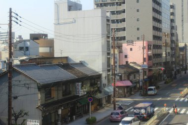  Osaka loacl sınırı görünümü Tren