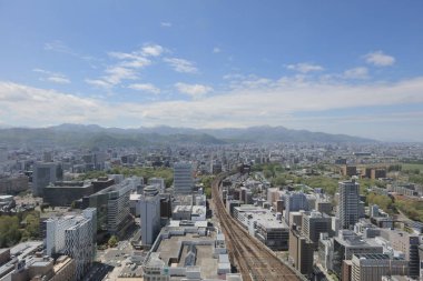 Sapporo kapalı gözlem güverte görünümünü 