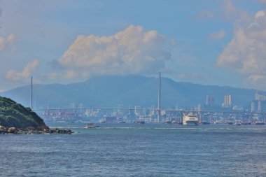 Kennedy şehir görünümünden stonecutters köprü